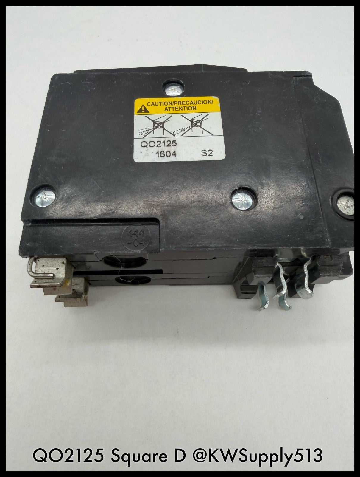 QO2125~Square D QO2125 125A 2P 240V TM LI 10KA Circuit Breaker-Used