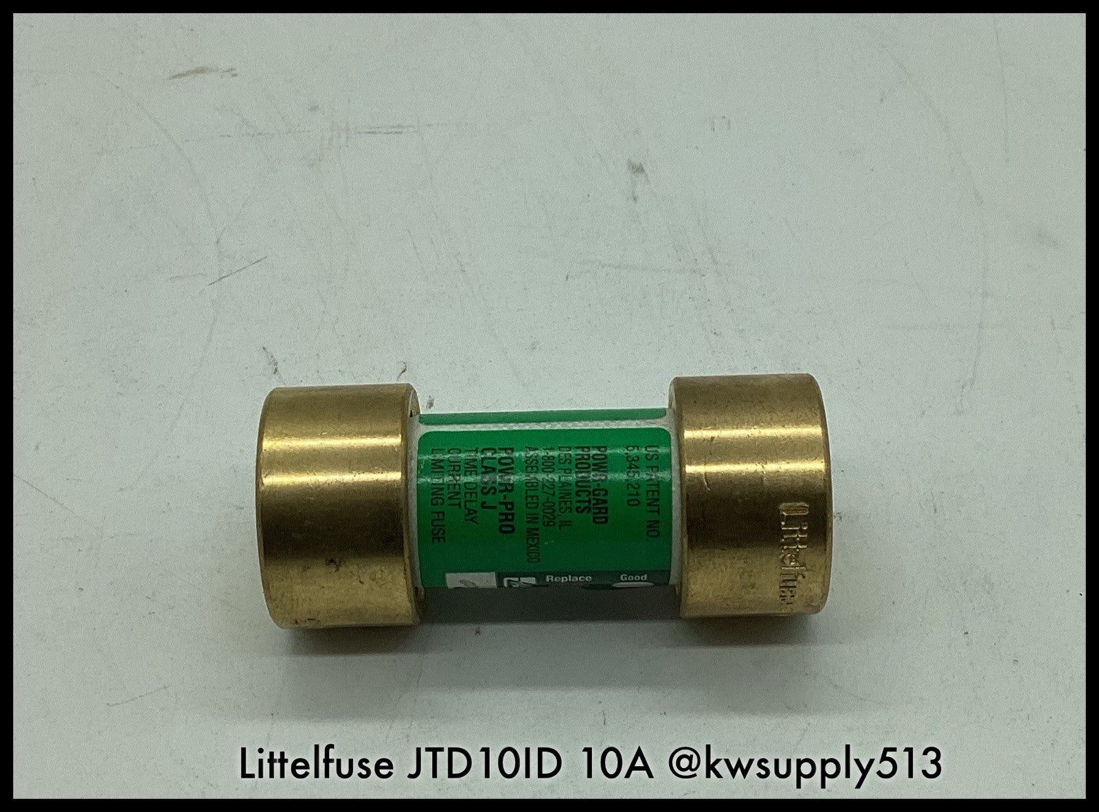 JTD10ID ~ Littelfuse JTD10ID 10A 600V POWR-PRO Class J Time Delay Fuse Unused 6