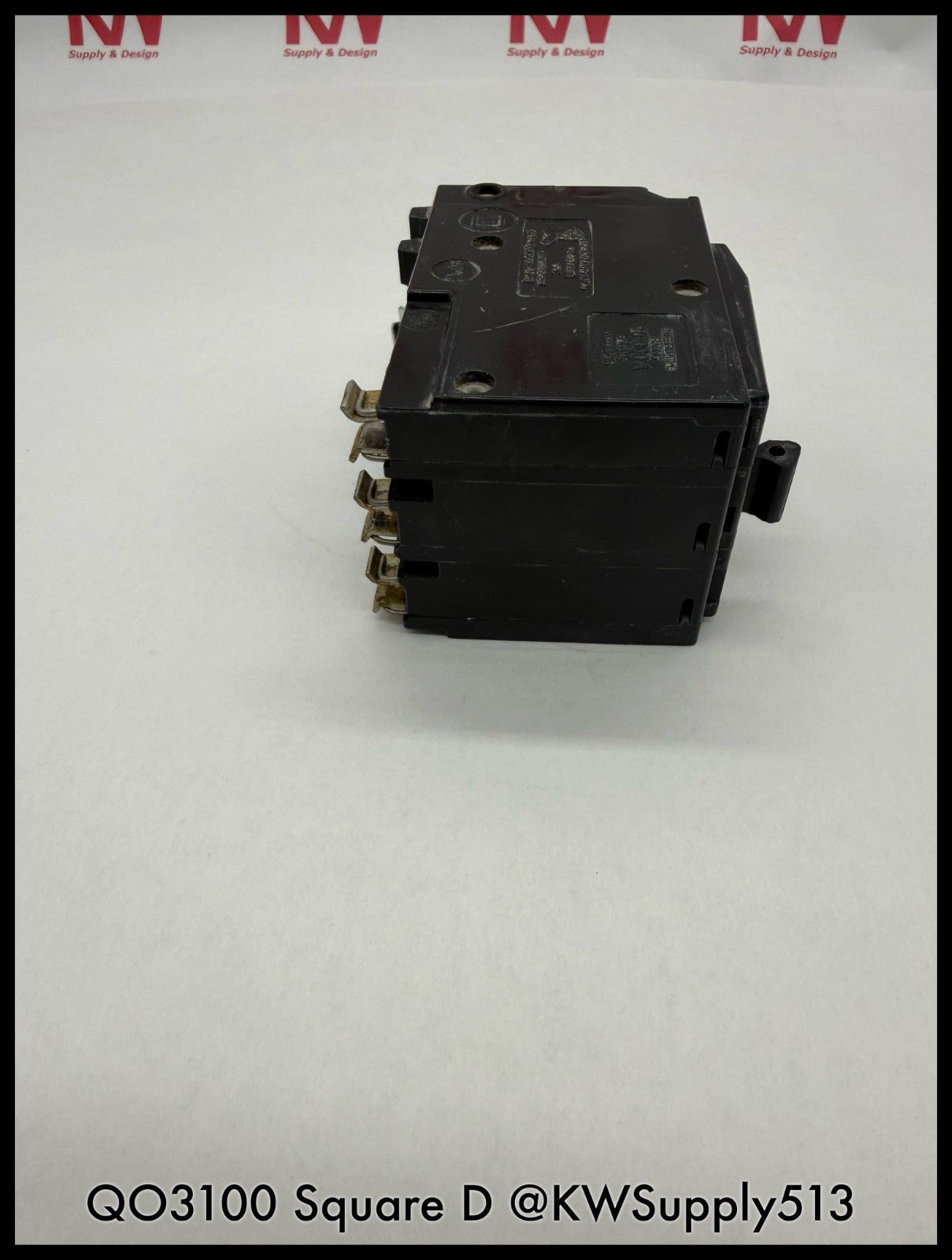 QO3100~Square D QO3100 100A 3P 3P 240VAC TM LI Mini Circuit Breaker-Used