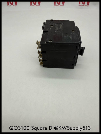 QO3100~Square D QO3100 100A 3P 3P 240VAC TM LI Mini Circuit Breaker-Used