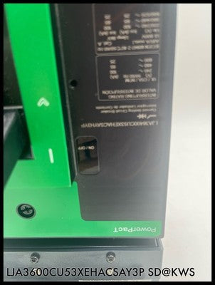 LJA36400CU53XEHACSAYH3P ~Square D 400A CB with AS ST WH PL Unused Surplus No Box