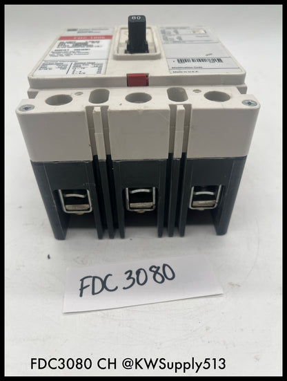 FDC3080~Culter Hammer FDC3080 80A 3P 600V Circuit Breaker-Used