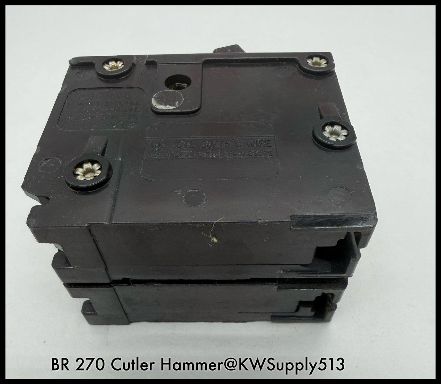 BR270~Eaton BR270 70A 2P 120/240V 10KA Circuit Breaker-Used