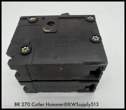 BR270~Eaton BR270 70A 2P 120/240V 10KA Circuit Breaker-Used