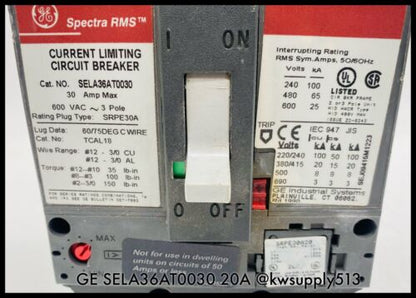 20A Circuit Breaker-SELA36AT0030