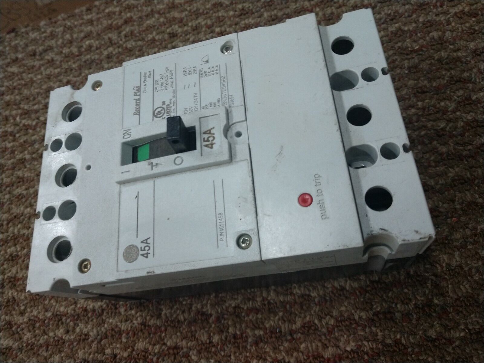 45A Circuit Breaker-FBN36TE045R2