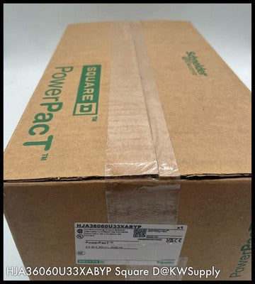 HJA36060U33XABYP~Square D HJA36060U33XABYP 60A MCCB 3P 600V NIB Unused Surplus