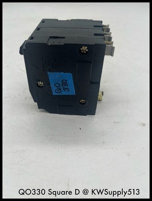 QO330~Square D QO330 30A 2P 120/240V Circuit Breaker-Used
