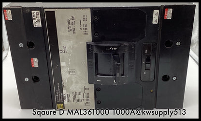 MAL361000 - Square D MAL361000 1000A 3 pole Type 2 600V~250V LI Circuit Breaker