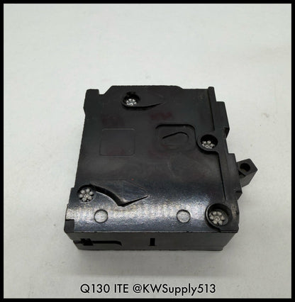 Q130~ITEQ130 30A 1P 120VAC 480VDC 10KA Circuit Breaker-Used