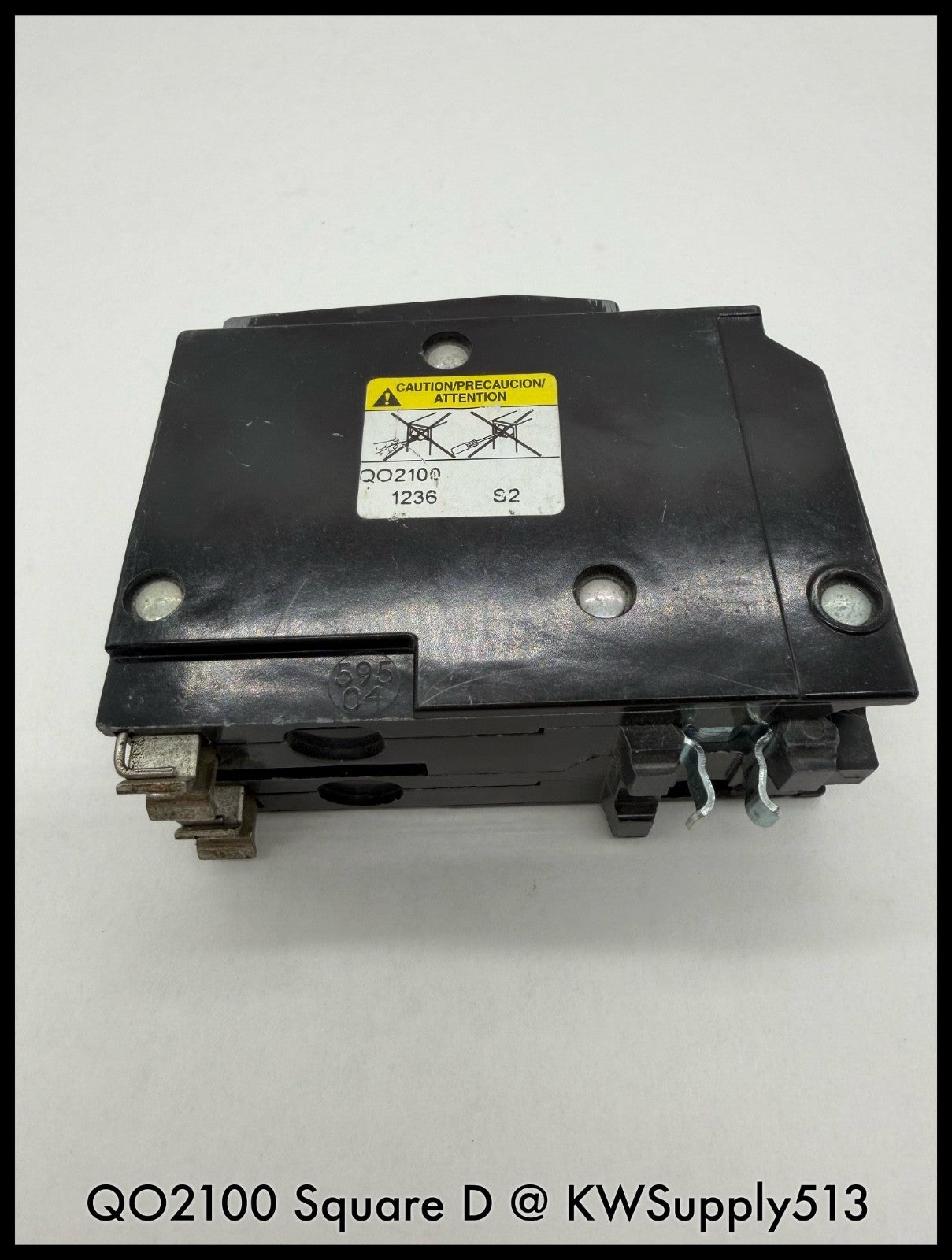 QO2100~Square D QO2100 100A 2P 120/240V 10KA TM Circuit Breaker-Used
