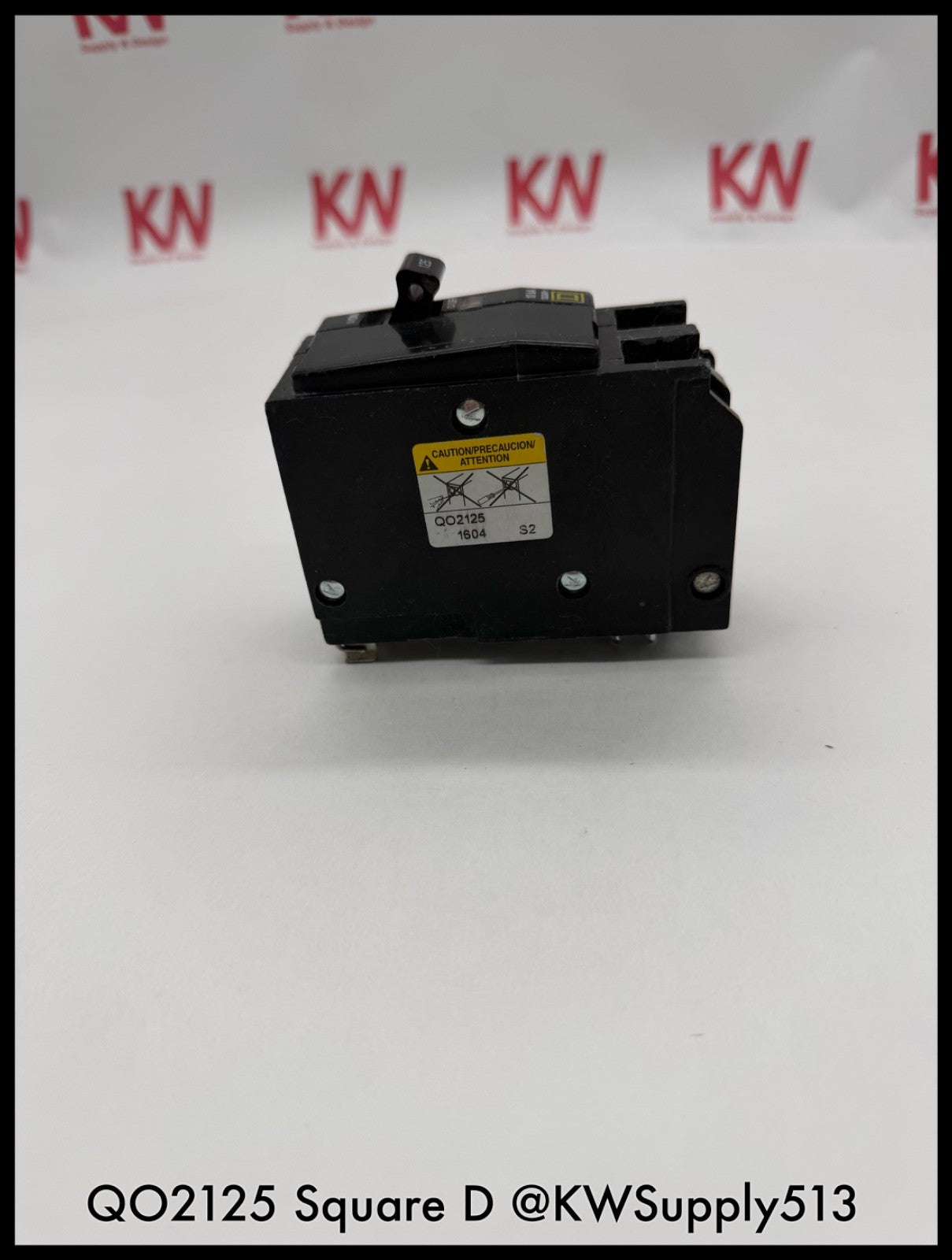 QO2125~Square D QO2125 125A 2P 240V TM LI 10KA Circuit Breaker-Used
