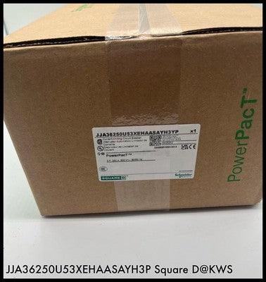 JJA36250U53XEHAASAYH3P~Square D JJA36250U53XEHAASAYH3P 250A 3P 600V- NIB Surplus