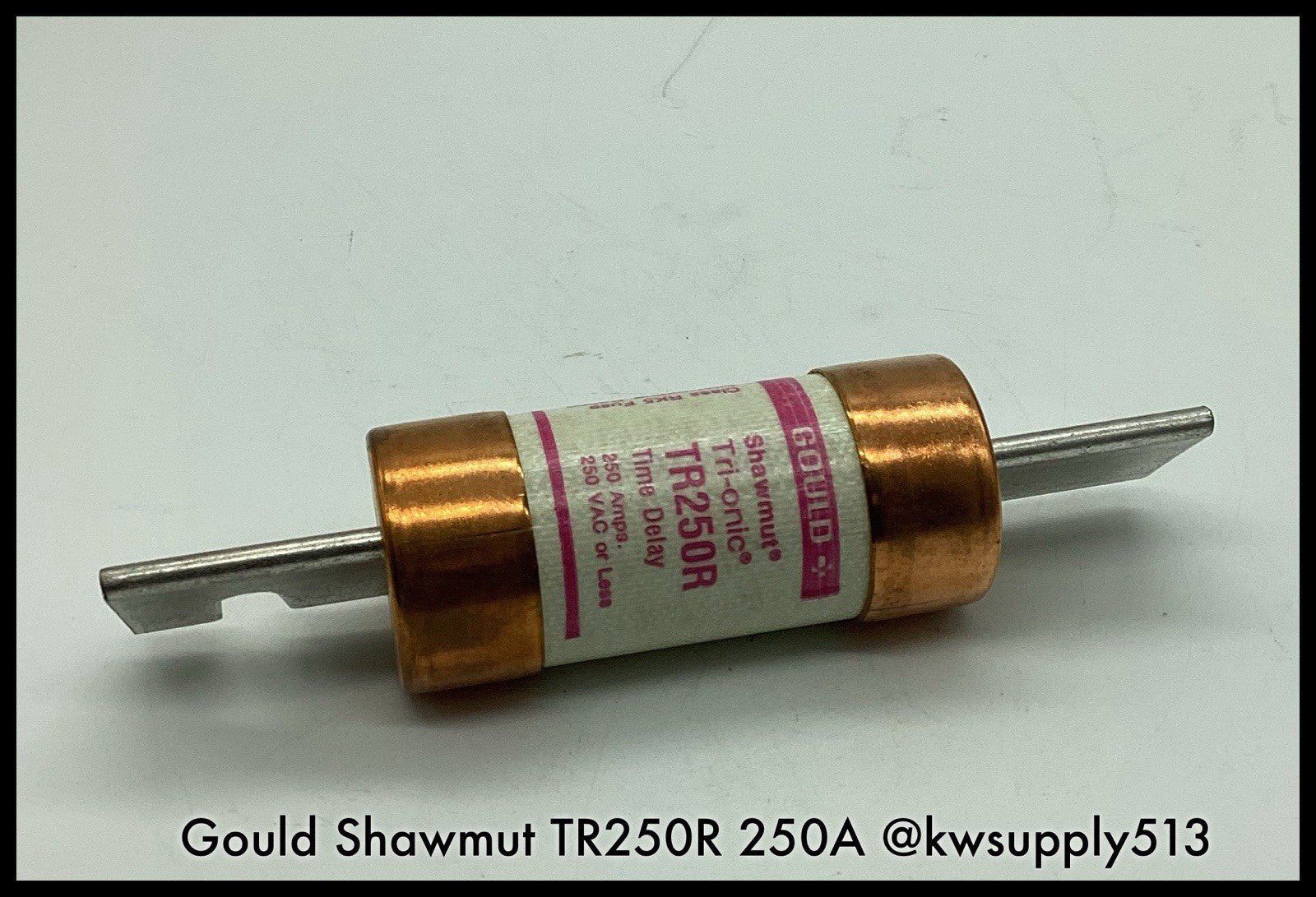 TR250R~Gould Shawmut TR250R 250A 250V Class RK5 Tri-onic Time Delay Fuse Surplus