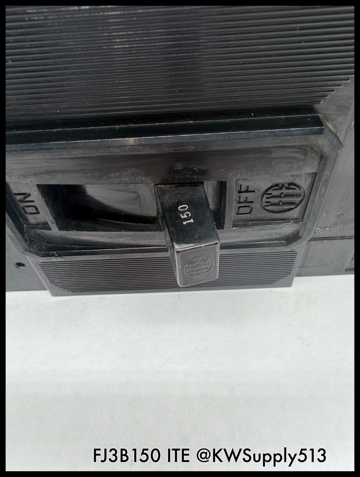 FJ3B150~ITE FJ3B150 150A 3P 3PH 600VAC 14KA Molded Case Circuit Breaker-Used