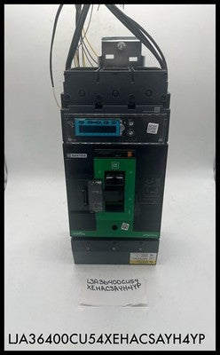 LJA36400CU54XEHACSAYH4YP ~ Square D 400A Circuit Breaker with AS ST WH PL Unused