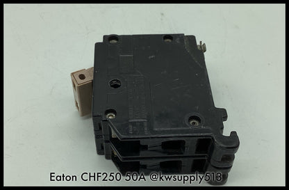 CHF250 ~ Eaton Culter Hammer CHF250 50A 120/240V 2 Pole Type CH Circuit Breaker