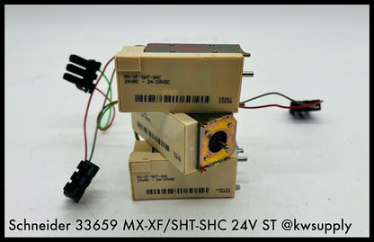33659 ~ Schneider MX-XF/SHT-SHC 24VAC - 24/30VDC Shunt Trip Release ~ Unused