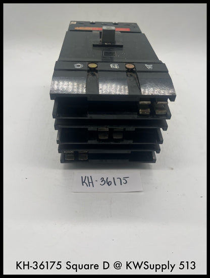 KH36175~Square D KH36175 175A 3P 600V I-Line Circuit Breaker-Used
