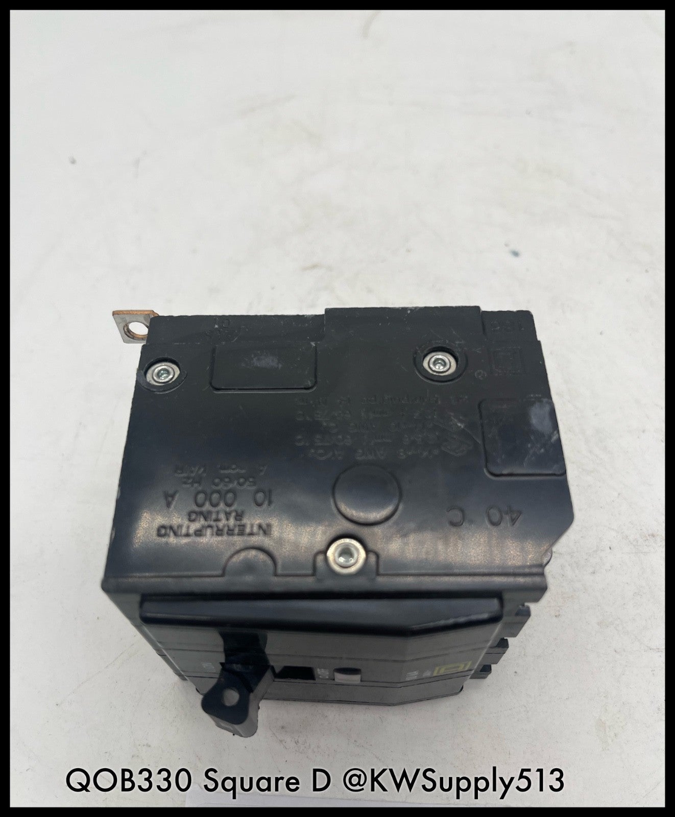 QOB330~Square D QO330 30A 3P 120/240V 10KA Mini Circuit Breaker-Used