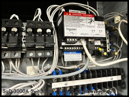 QED 3000A Switchboard 480V 3P/4W with 1600/2000A Sections ERMS GF Comms-QED3000