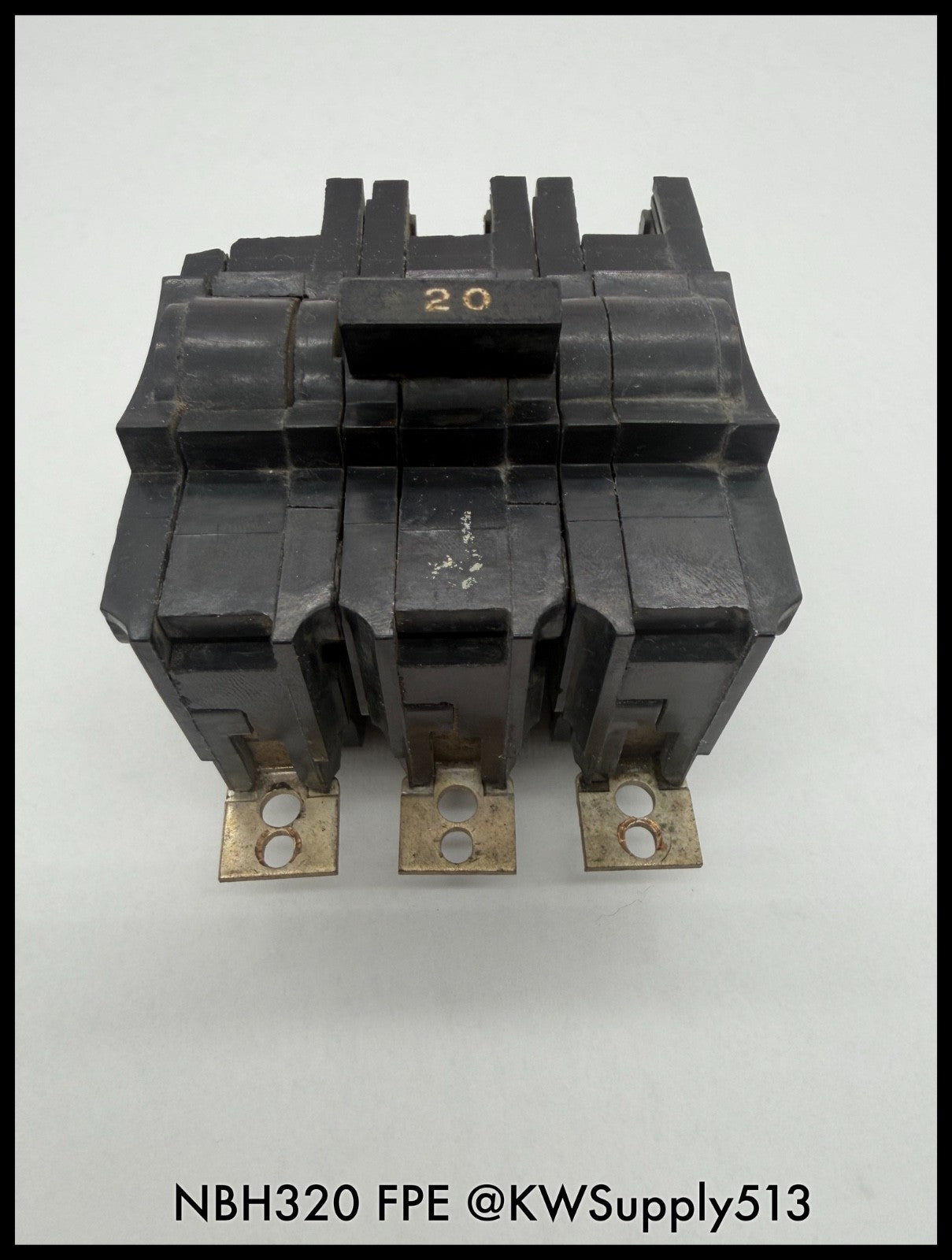 NBH320~FPE NBH320 20A 3P 240VAC 10KA Circuit Breaker-Used