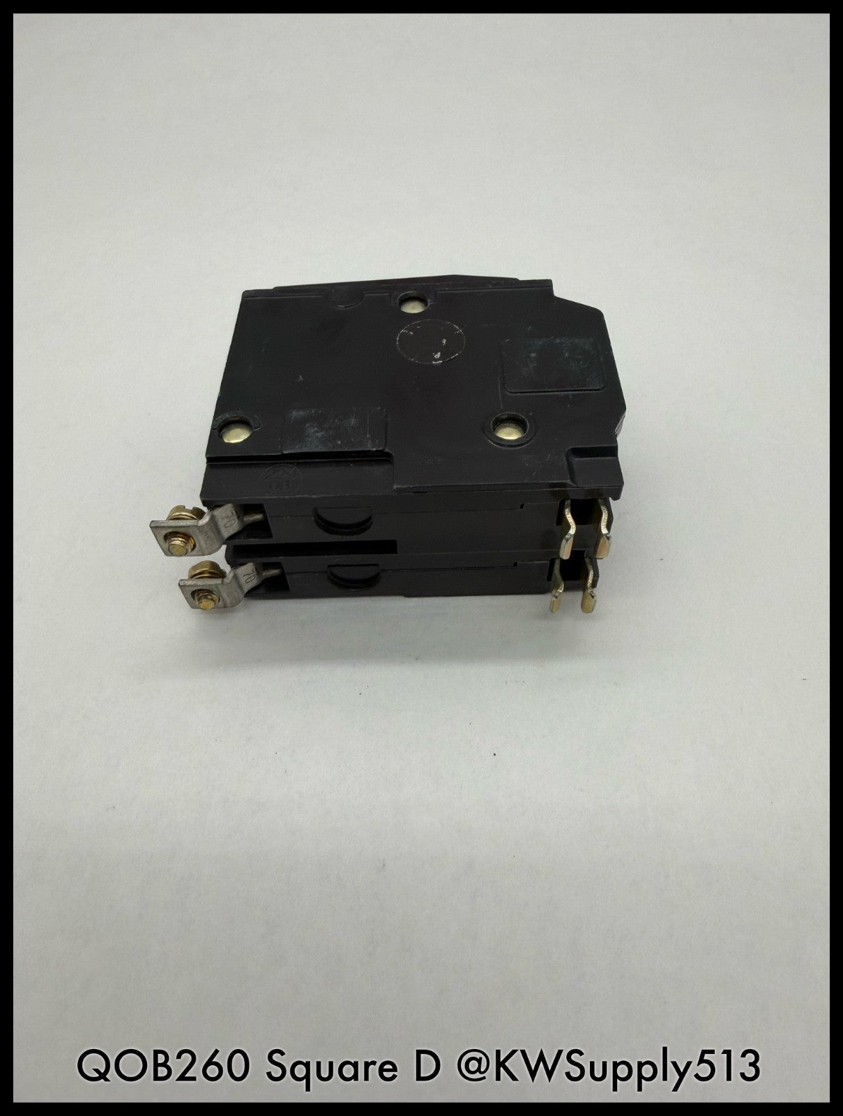 QOB260~Square D QOB260 60A 2P 240VAC 10KA TM LI Circuit Breaker-Used