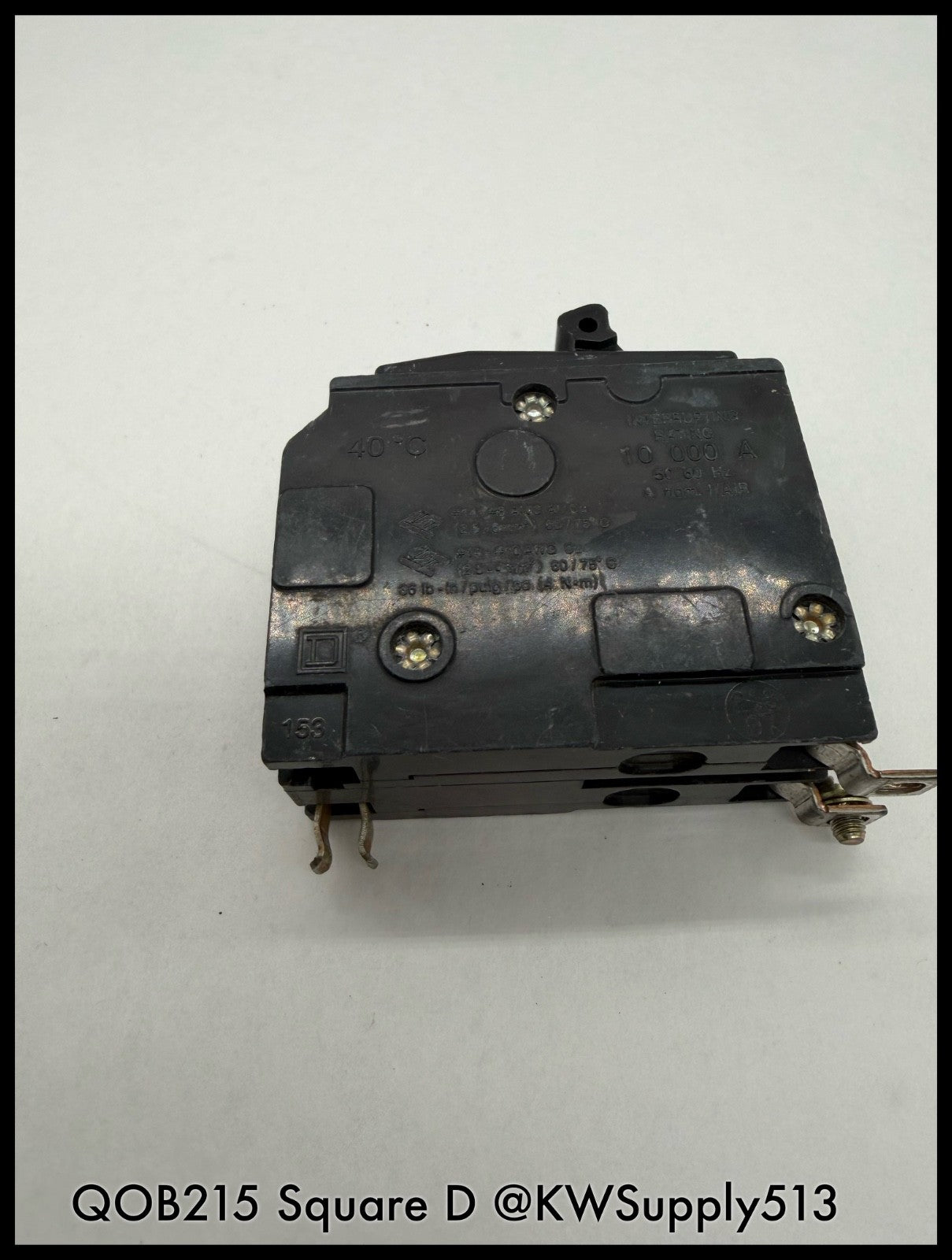QOB215~Square D QOB215 15A 2P 1pH 240V TM Circuit breaker -Used