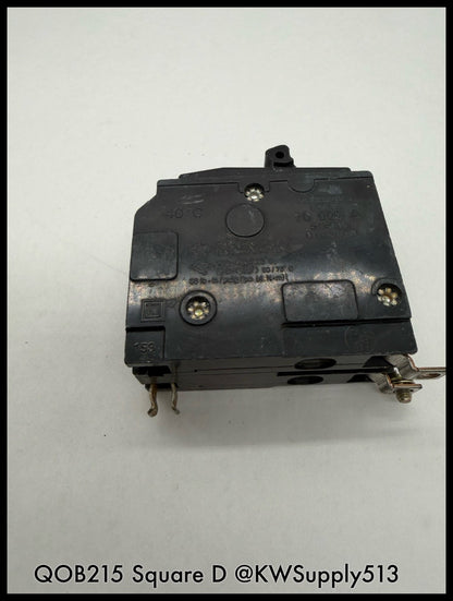 QOB215~Square D QOB215 15A 2P 1pH 240V TM Circuit breaker -Used