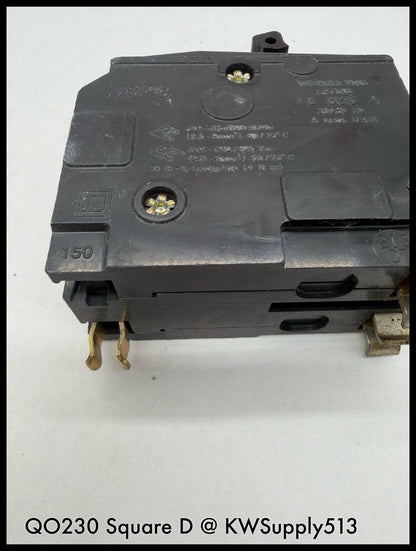 QO230~Square D QO230 30A 2P 240V 10KA@240V Thermal Magnetic Circuit Breaker
