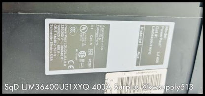 400A Circuit Breaker-LMJ36400U31XYQ