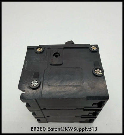 BR380~Eaton BR380 80A 240V 3P 10KA Circuit Breaker-Used