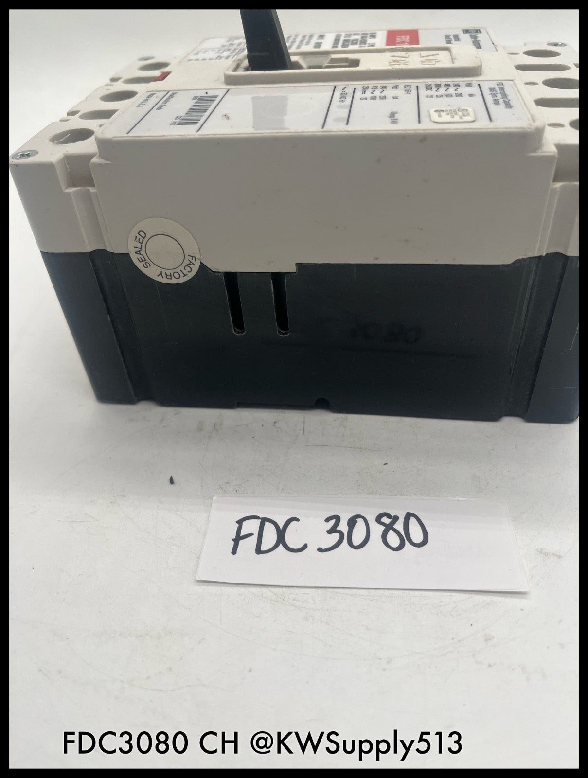 FDC3080~Culter Hammer FDC3080 80A 3P 600V Circuit Breaker-Used