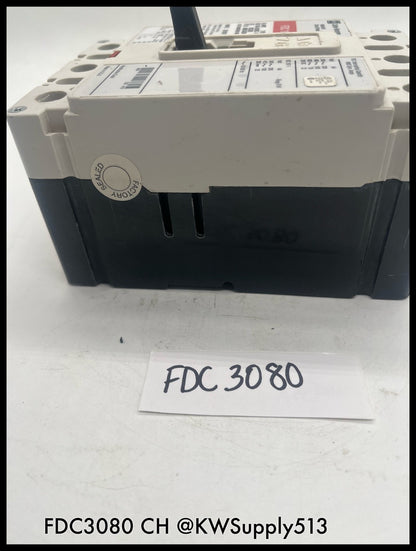 FDC3080~Culter Hammer FDC3080 80A 3P 600V Circuit Breaker-Used