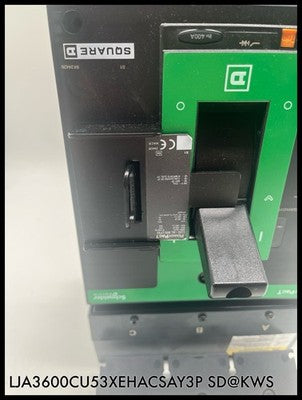 LJA36400CU53XEHACSAYH3P ~Square D 400A CB with AS ST WH PL Unused Surplus No Box