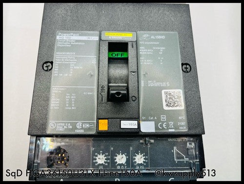 150A Circuit Breaker-HGA36150U31X