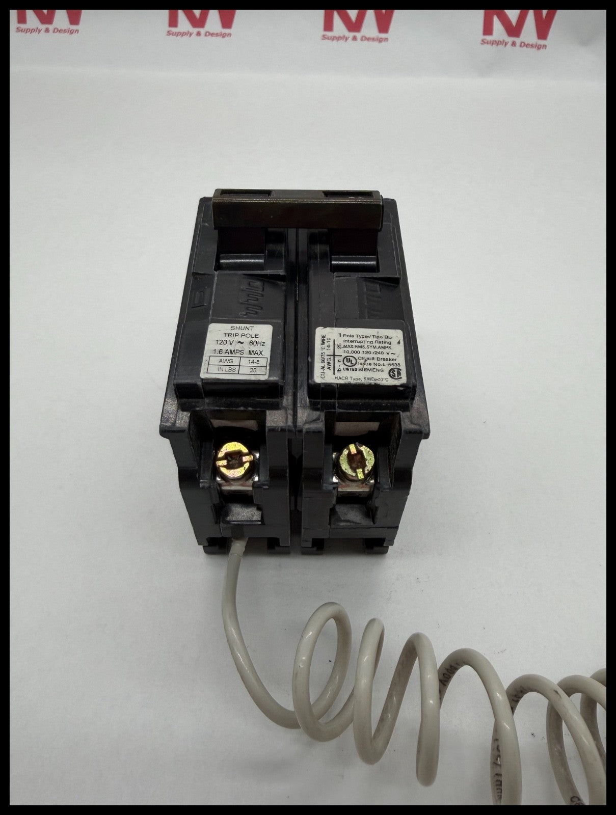 B12000S01~Siemens B1200S01 20A 120/240VAC 1P 1PH 10KA Circuit Breaker-Used