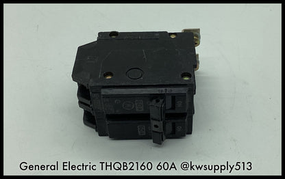 THQB2160~General Electric THQB2160 60A Ty- THQB 2P 240V Bolt on Circuit breaker