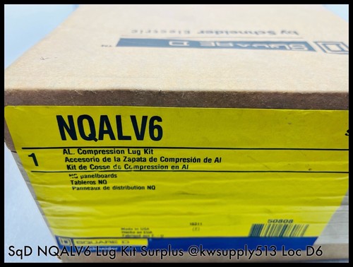 Al Compression Lug Kit For NQ Panel Boards-NQALV6