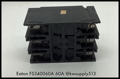 FS340060A ~ Eaton Culter Hammer FS340060A 60A 3Pole 480V Type FS Circuit Breaker