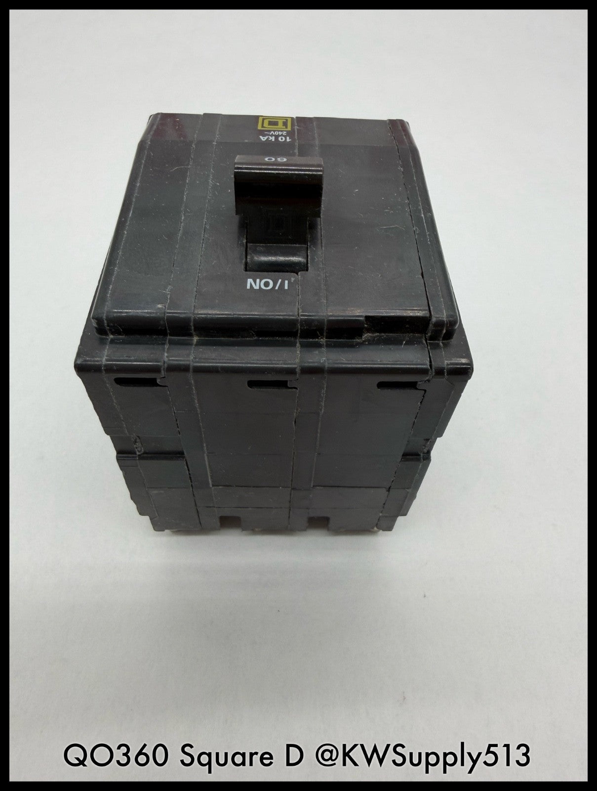 QO360~Square D QO360 60A 3P 3PH 240VAC  Circuit Breaker-Used