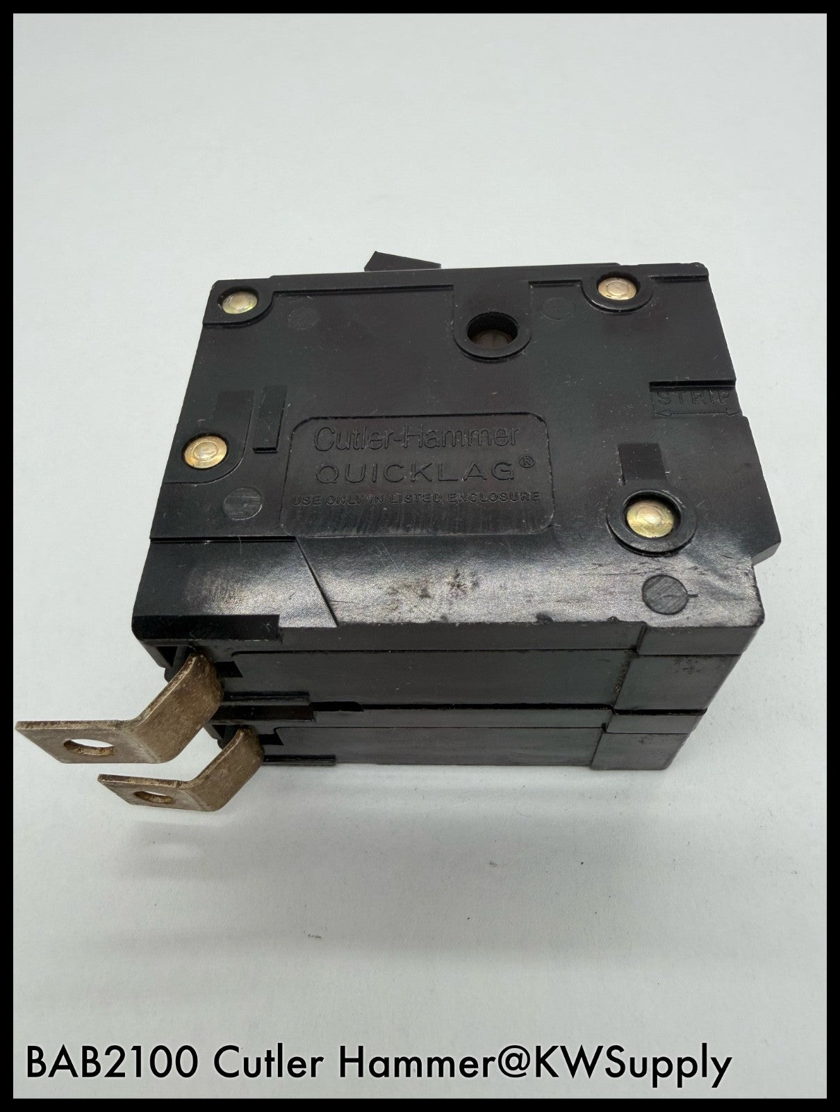 BAB2100~Cutler Hammer BAB2100 100A 120/240V 2P 10KA Circuit Breaker-Used