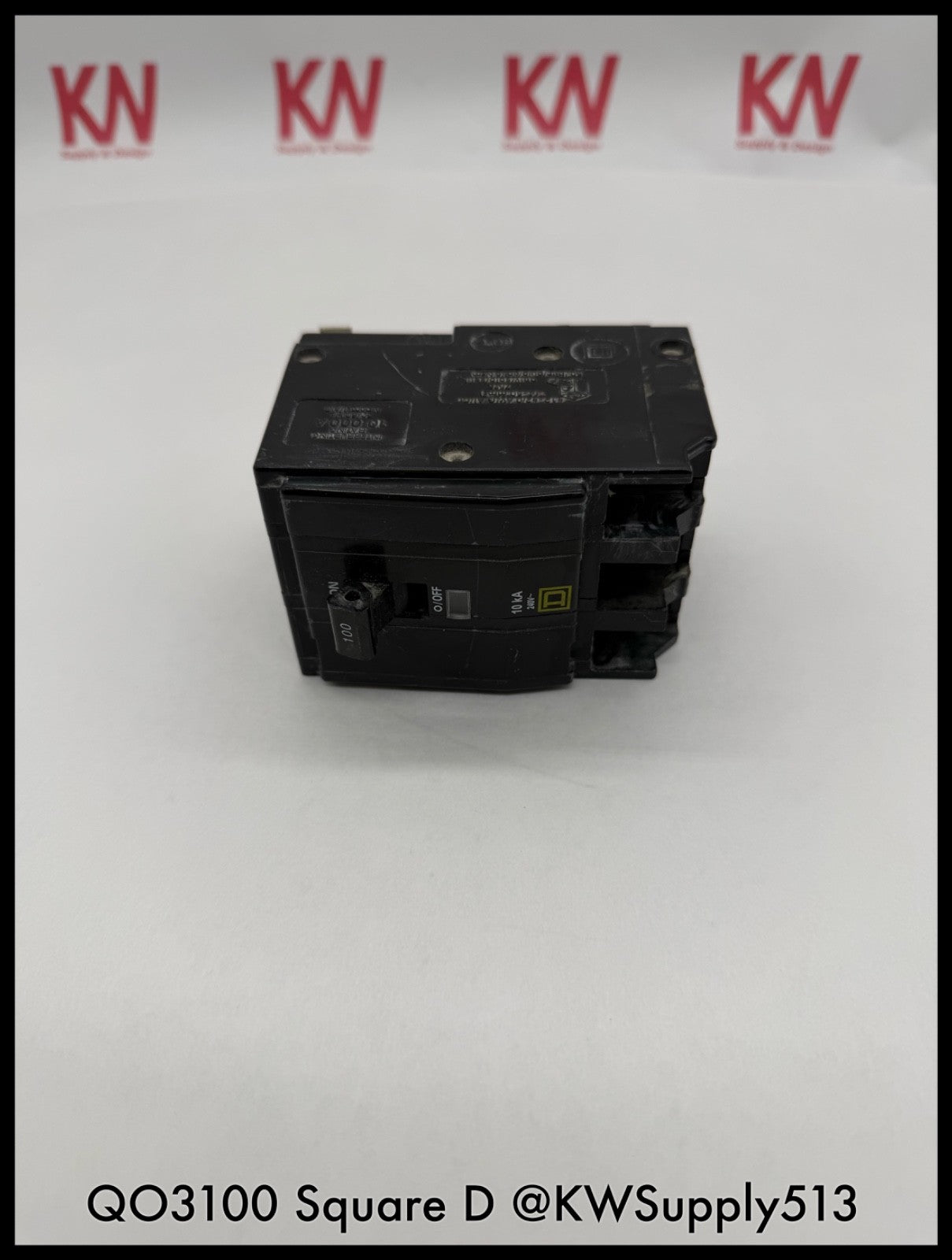 QO3100~Square D QO3100 100A 3P 3P 240VAC TM LI Mini Circuit Breaker-Used