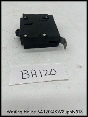 BA120~WestingHouse BA120 20A 1P 120/240Vac 10KA Circuit Breaker-Used