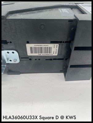 HLA36060U33X~Square D HLA36060U33X 60A 3P I-Line Circuit Breaker Unused Surplus