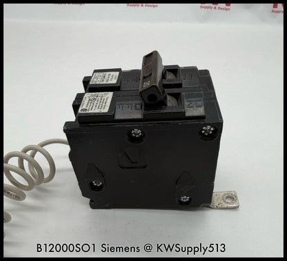 B12000S01~Siemens B1200S01 20A 120/240VAC 1P 1PH 10KA Circuit Breaker-Used