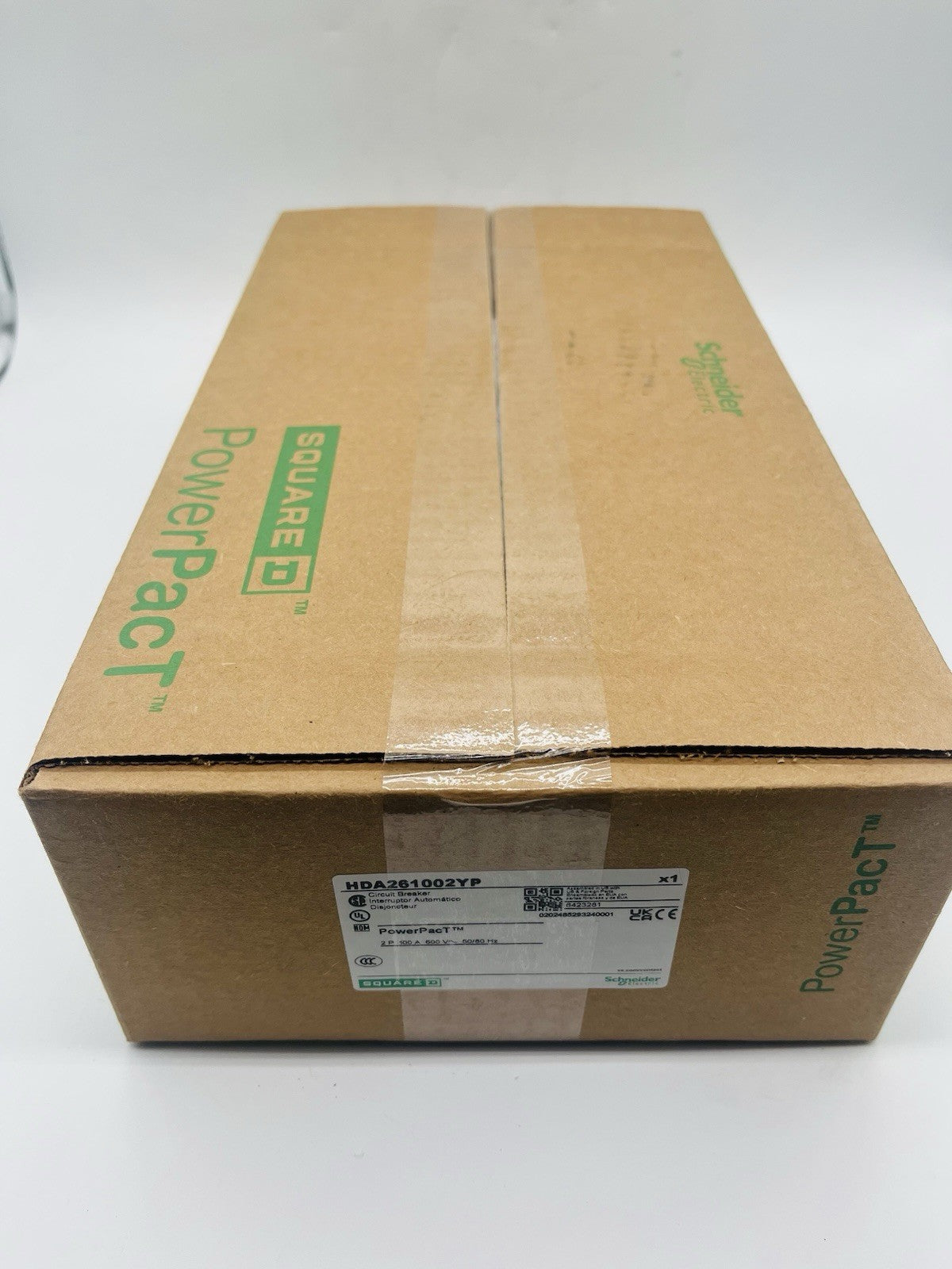 HDA261002YP ~ Square D HDA261002YP 100A 2P 600V I-Line PowerPact Unused Surplus