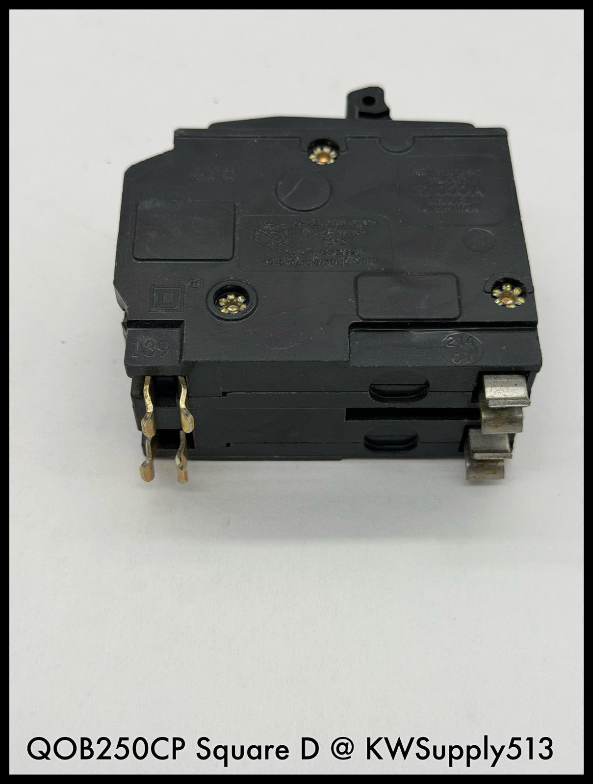 QOB250CP~Square D QOB250CP 50A 2P 120/240VAC TM Circuit Breaker-Used