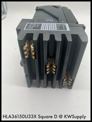 HLA36150U33X~Square D HLA36150U33X 150A 3P I-Line Circuit Breaker Unused Surplus