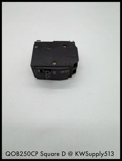 QOB250CP~Square D QOB250CP 50A 2P 120/240VAC TM Circuit Breaker-Used